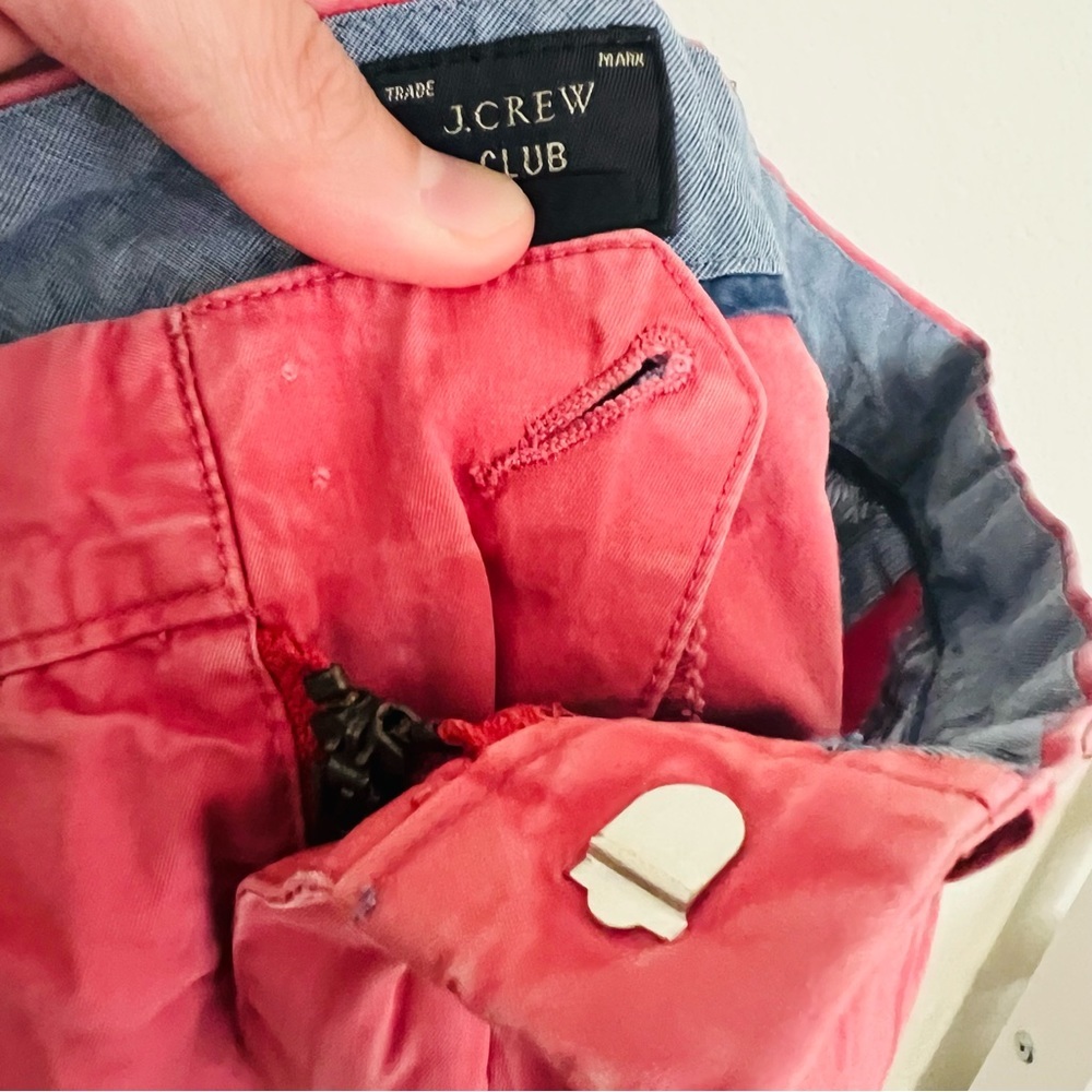 J Crew Men’s Salmon Club Shorts Size 32 - Picture 5 of 6